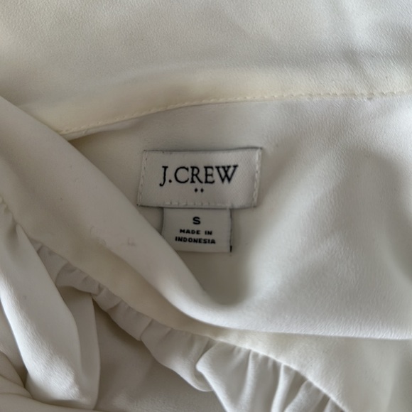 Jcrew - size S - light weight long sleeve blouse with tie neck and button down - Picture 7 of 8